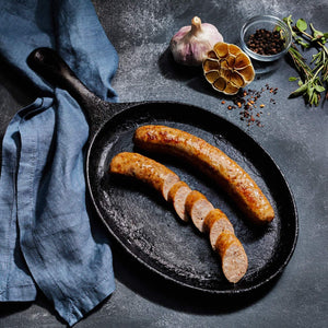 Hot Italian Sausage - Cooked Hot Italian Sausage - Domestic Seafood