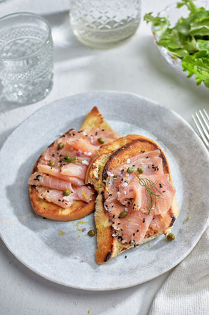 Premium Smoked Salmon with Everything Bagel Seasoning - Domestic Seafood