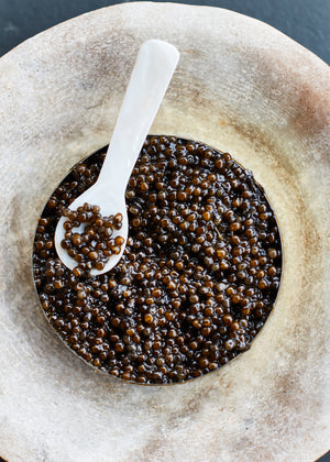 Beluga Caviar - Beluga Caviar Plate - Domestic Seafood