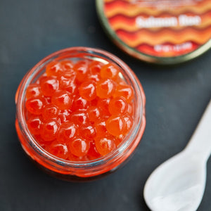 Salmon Roe - Close Up Salmon Roe - Domestic Seafood