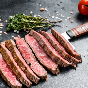 Flat Iron Steak - Cooked Tender Steak - Domestic Seafood