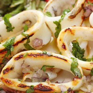 Calamari Squid from Rhode Island - Prepared Squid Tubes - Domestic Seafood